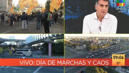 La advertencia de Antonio Laje tras un nuevo piquete