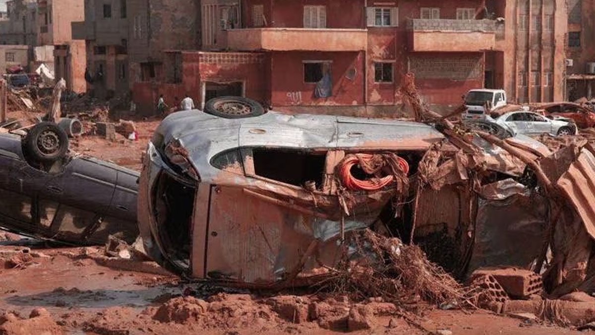Solo en la ciudad de Derna, de 48.000 habitantes, las inundaciones provocaron 2.000 muertos. (Foto: Gentileza SER)