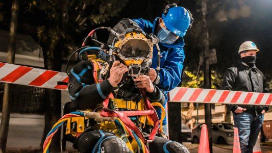 AySA realizó un operativo de inspección de ríos en la zona Norte