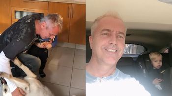 Emotivo reencuentro de Mirko con su perro después de 5 meses