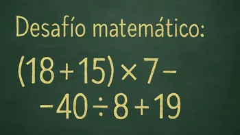 Desafío Matemático: este juego numérico para resolver sin caer en el error común