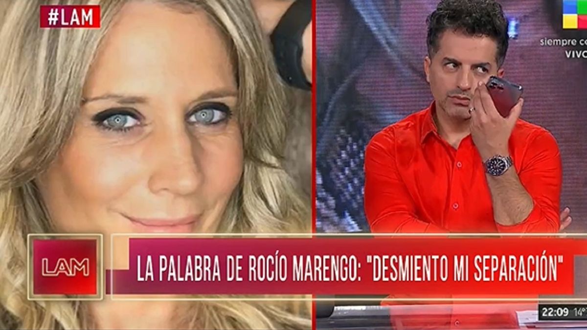 Rocío Marengo enfrentó el rumor de separación de Eduardo Fort