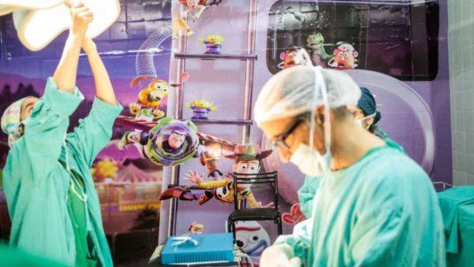 Así quedó el quirófano de película que inauguraron para los más chicos