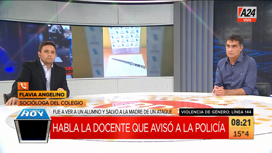 Docente salvó a una mujer de sufrir un femicidio en Quilmes