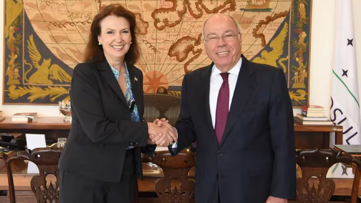 Diana Mondino se reunió con el canciller de Brasil y reactivaron el vínculo bilateral. (Foto: Itamaraty)