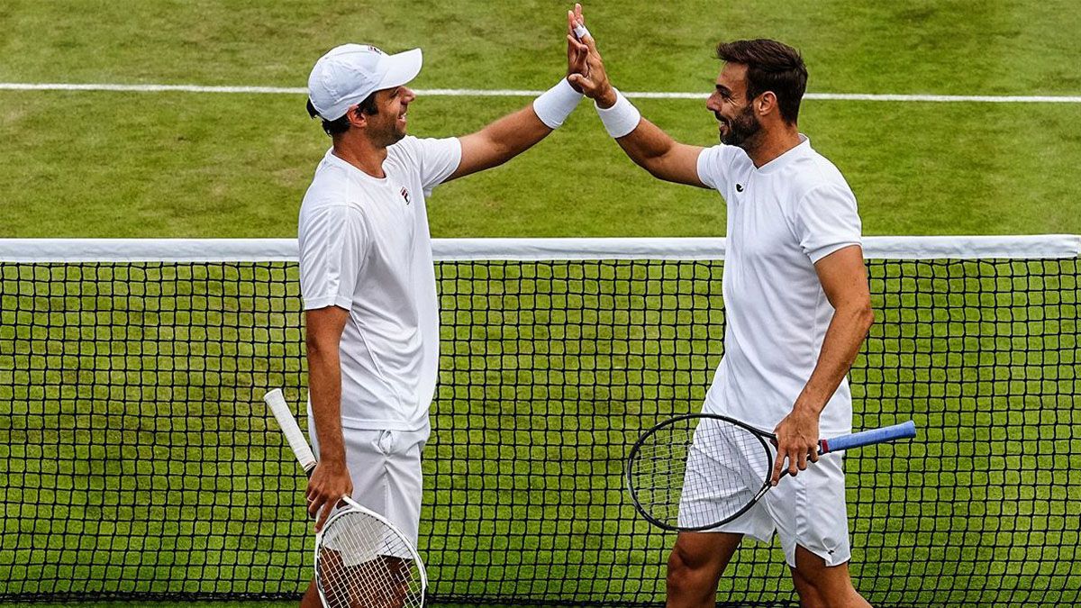 Horacio Zeballos y Marcel Granollers avanzaron a la final de Wimbledon.