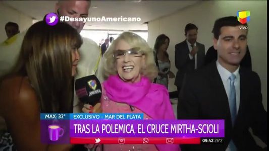 Mirtha Legrand habló del reencuentro con Daniel Scioli despúes de la polémica