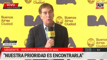 Santilli: Nuestra prioridad es encontrar a Maia