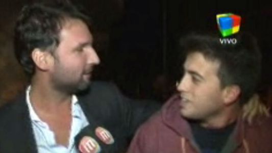 El novio de Nazarena Vélez, Gonzalo Gamarra, se calentó con los periodistas