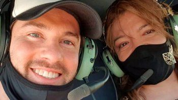 Lizy Tagliani enfrentó las críticas por festejar su cumpleaños sobre un helicóptero con su novio
