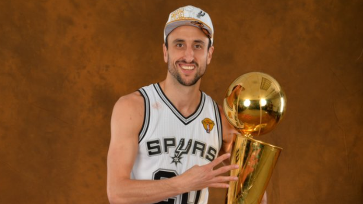 Manu Ginóbili ingresó al Salón de la Fama de la NBA. (Captura)