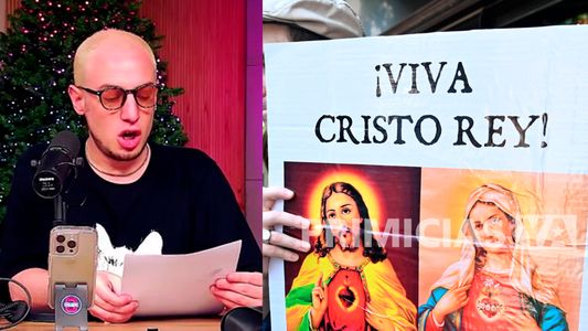 Las fotos de la misa en protesta por el polémico pesebre viviente de Olga