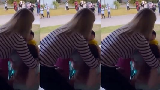 Así se reencontró Ángel di María con su familia tras el gol en la final de la Copa América