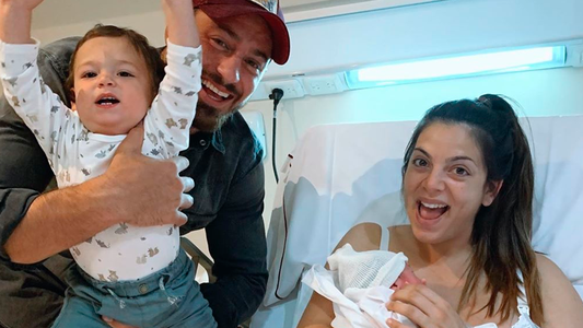 Belu Lucios dio a luz a su segundo hijo, Benjamín