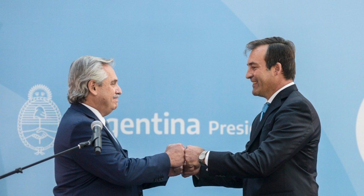 Alberto Fernández y el nuevo ministro de Justicia de la Nación