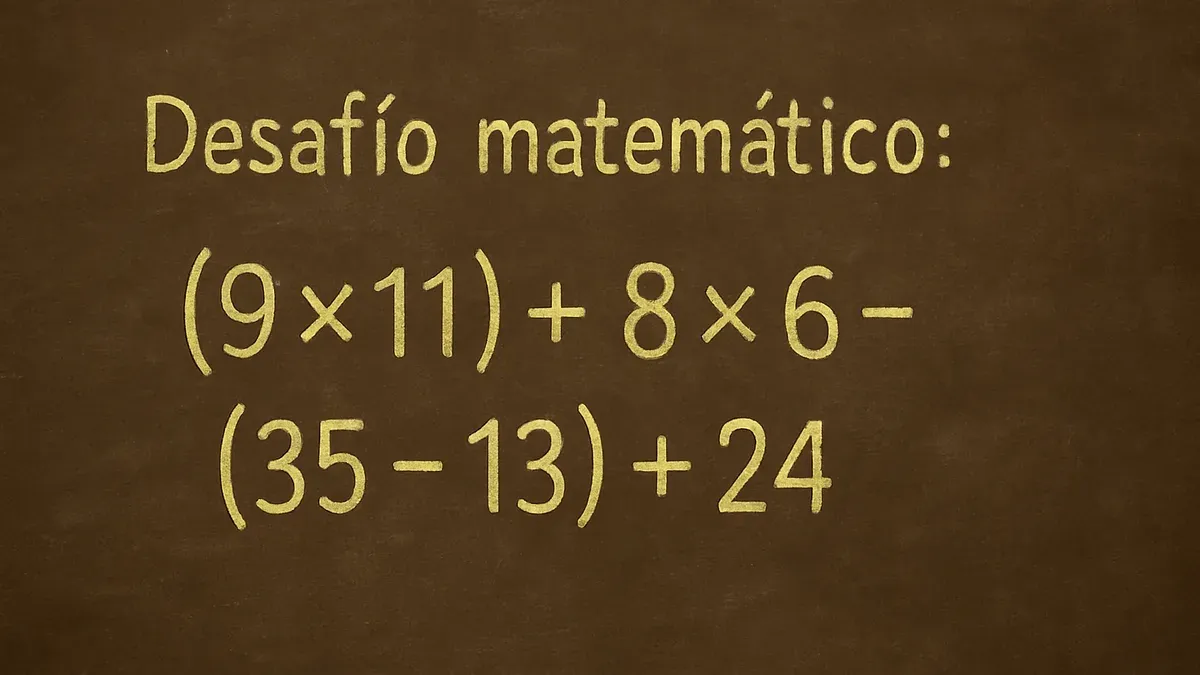 La regla esencial para resolver este desafío matemático es conocido como PEMDAS (por sus siglas en inglés) o jerarquía de operaciones.