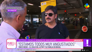 El hermano de Darthés rompió el silencio en Pamela a la tarde: Juan está mal