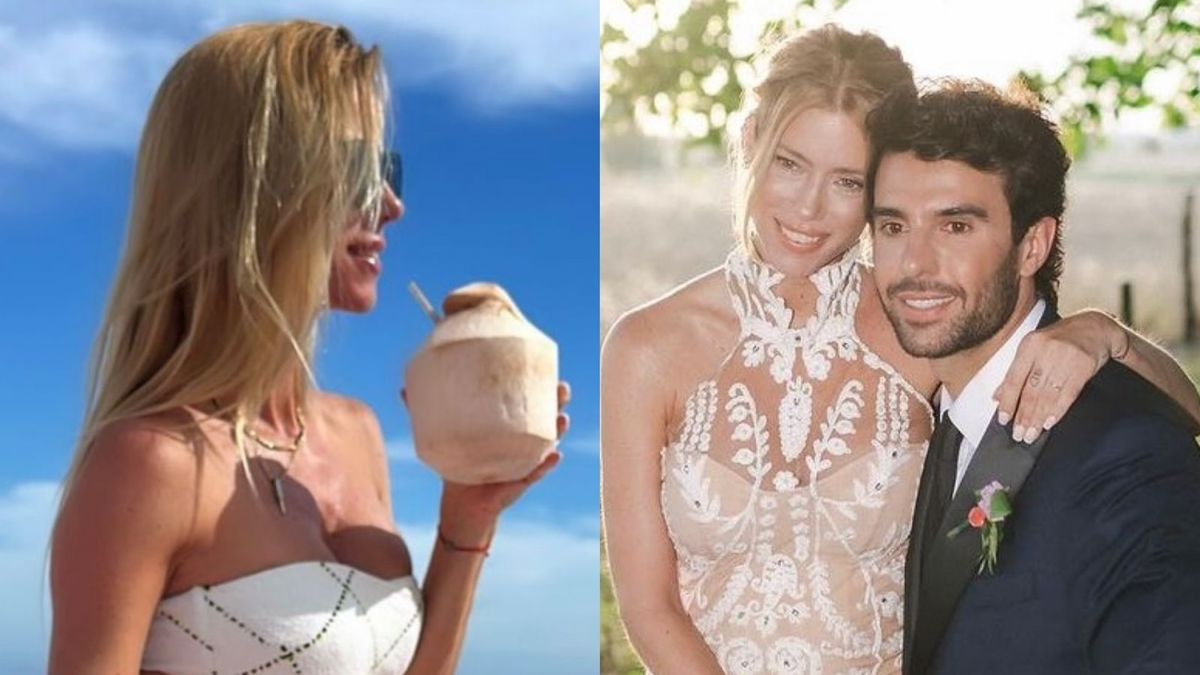 Las primeras fotos de la pancita de embarazada de Nicole Neumann en la playa junto a Manu Urcera