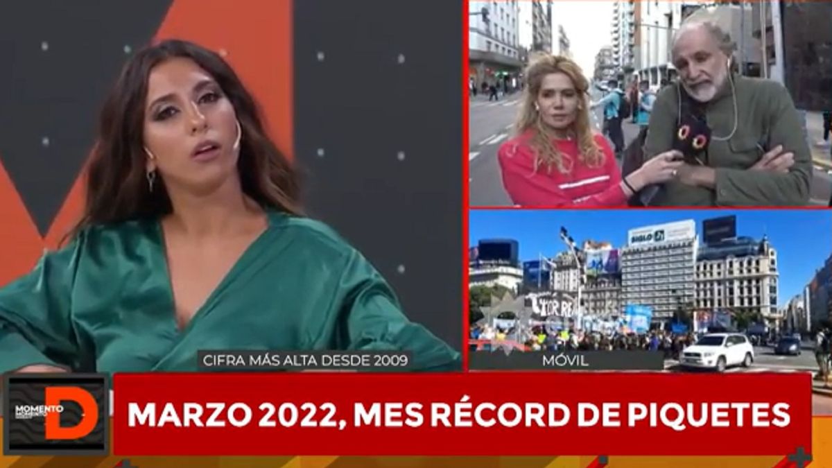 Cinthia Fernández llegó tarde al programa por los piquetes y explotó: Todo  por mantener vagos