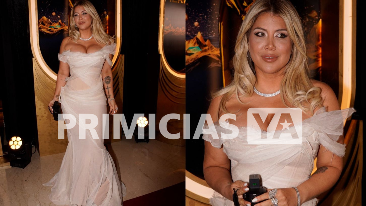 Wanda Nara sorprendió en los Martín Fierro llevando una filmadora y dejó mudo a Iván de Pineda al revelar qué grabó