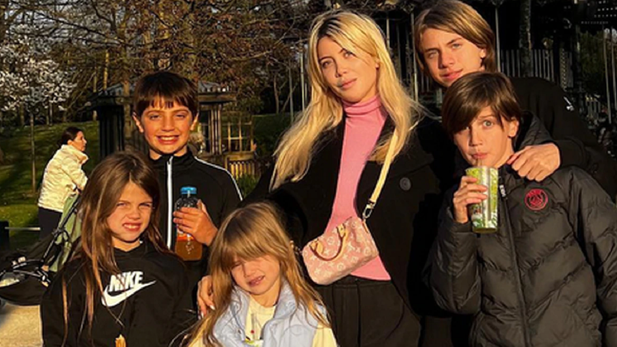 Wanda Nara mostró cómo se ocupa de sus hijos, ¡tras un mes sin verlos!
