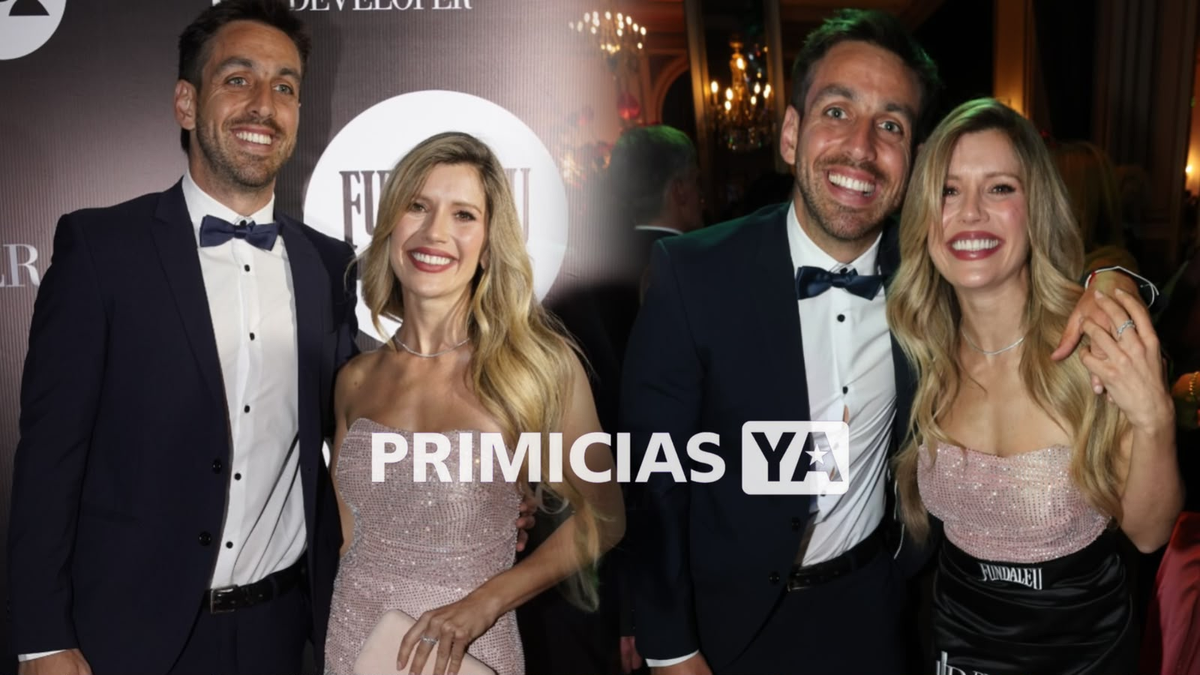 Laurita Fernández y Matías Busquet, a puro amor en la Gala Fundaleu: besos, abrazos y fotos exclusivas