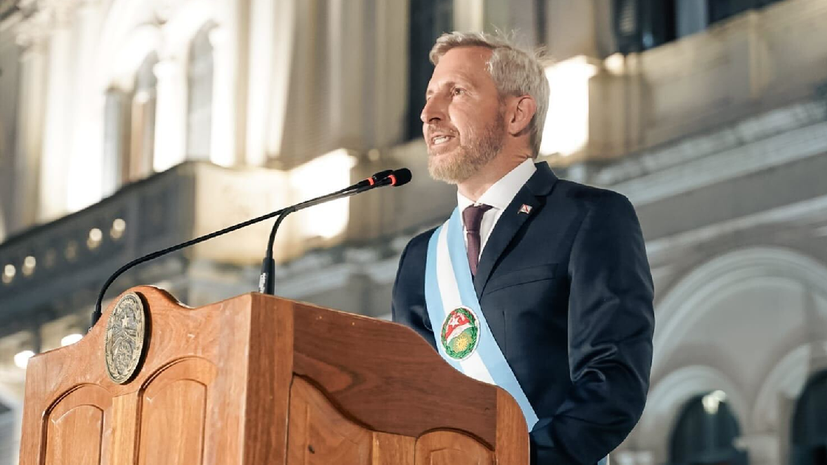 Frigerio celebró la Boleta Unica en Entre Rios. (Foto: captura)
