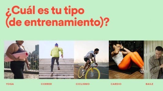 Spotify lanzó una herramienta para armar playlists de entrenamiendo personalizadas