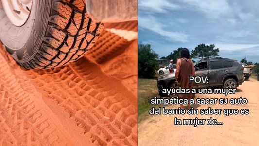 Ayudó a una mujer en la playa y descubrió que se trataba de la esposa de un importante actor