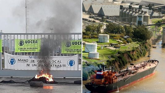 Conciliación obligatoria en el conflicto de la UOCRA que paralizó los puertos de Rosario