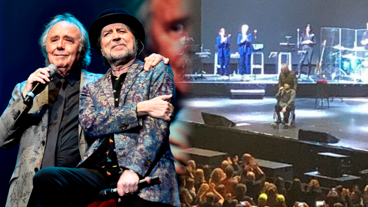 Joaquín Sabina se cayó del escenario y debió suspender el show