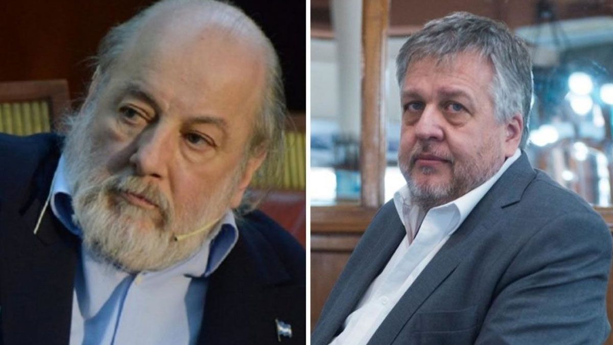 El juez Bonadio (izquierda) y el fiscal Stornelli (derecha), los responsables de la instrucción de la causa 