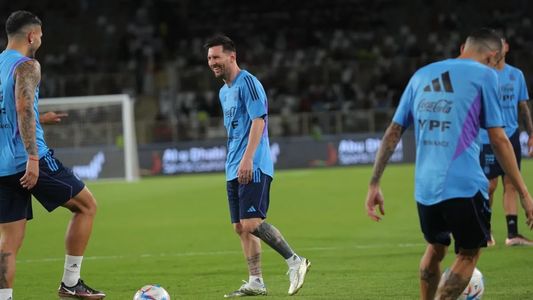 La Selección Argentina se entrenó a puertas abiertas de cara al amistoso con Panamá