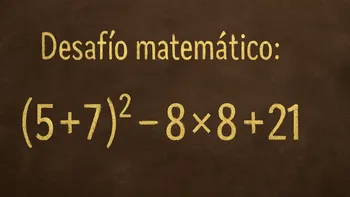 La regla esencial para resolver este desafío matemático es conocido como PEMDAS (por sus siglas en inglés) o jerarquía de operaciones.