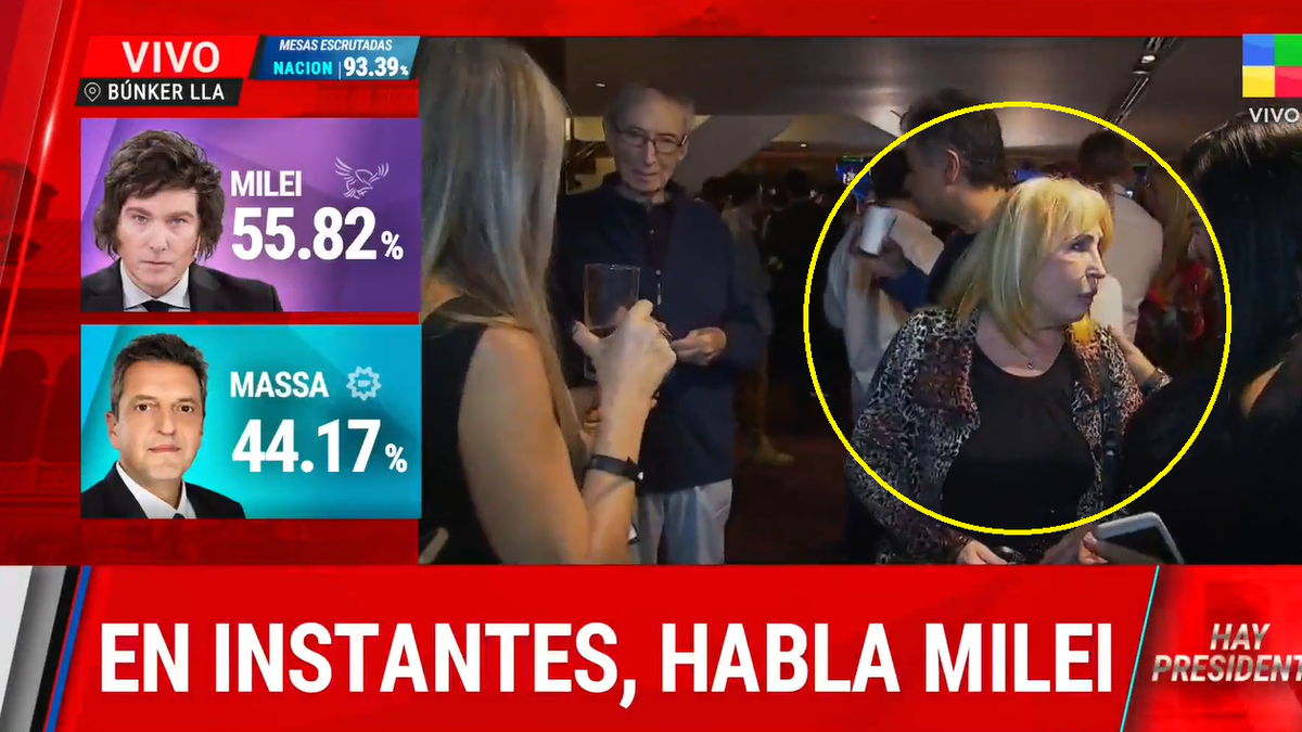El emotivo llanto de la madre de Javier Milei al enterarse del triunfo de su hijo