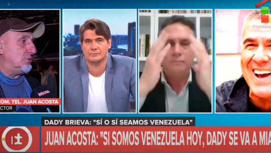 Juan Acosta trató de pelotudo al periodista Mauro Federico que le dijo que repite los títulos de Clarín