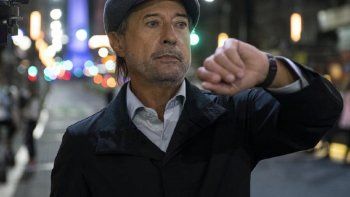 Guillermo Francella en pleno rodaje de Granizo, el film que protagonizará encarnando a un meteorólogo.&nbsp;