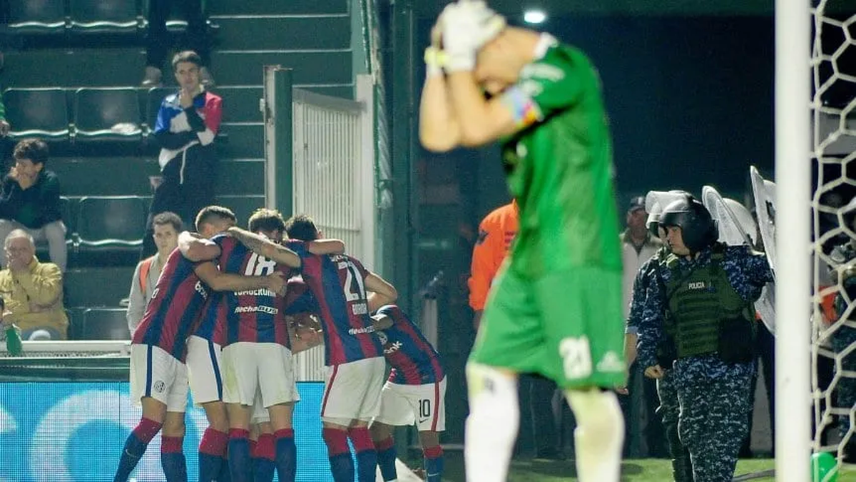 San Lorenzo lo ganó en la última jugada. (Foto: TyC)