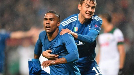 Champions League: con Higuaín de titular y un rato de Dybala, Juventus le ganó sobre la hora a Lokomotiv y pasó a octavos