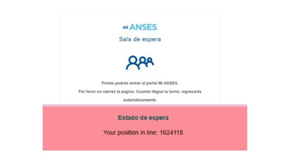 Más de un millón y medio de personas estuvieron en fila de espera para anotarse y recibir el IFE 4 de Mi Anses. (Foto: Anses)