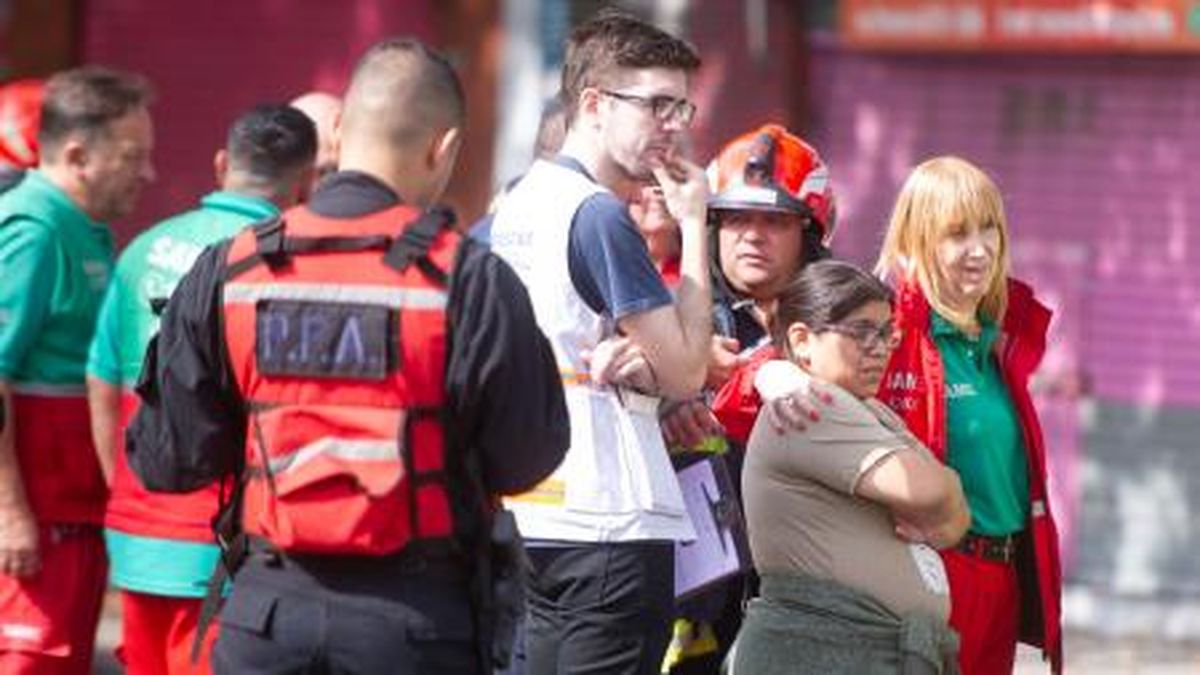 Derrumbe en Floresta: encontraron el cuerpo de la mujer que estaba desaparecida. (Télam)&nbsp;