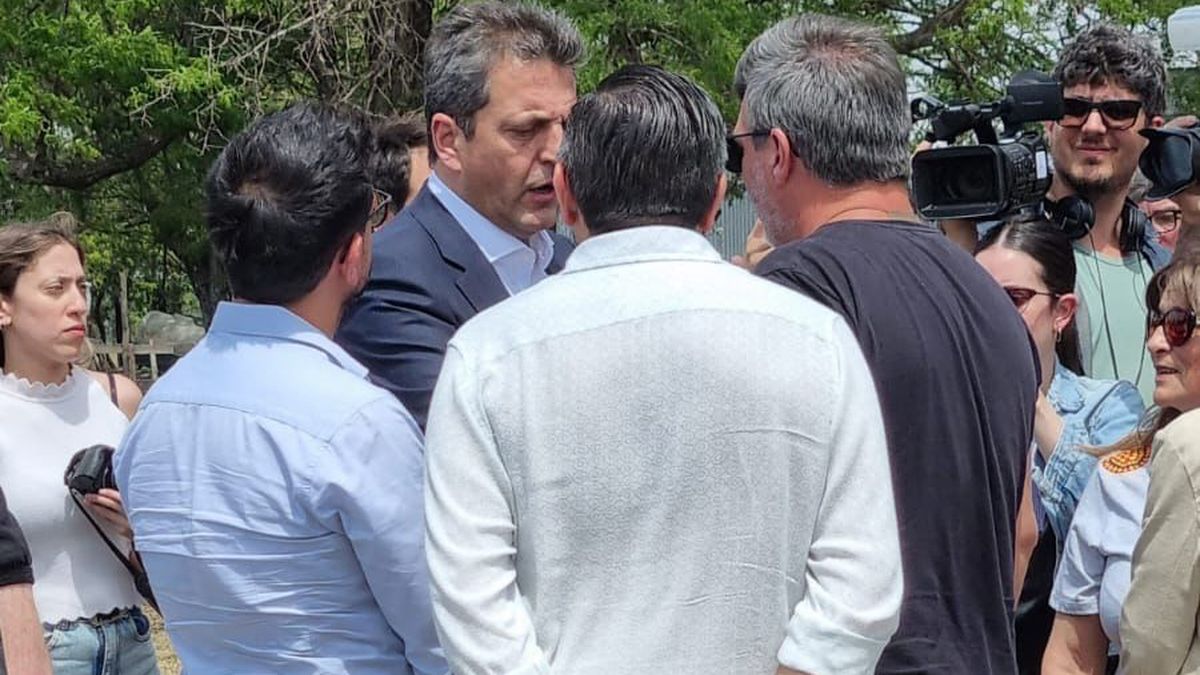 Cara a cara: Sergio Massa y los matarifes tuvieron un primer acercamiento por el troceo de lacarne. (Imagen: CAMyA)