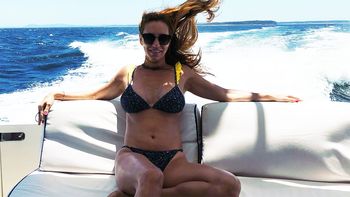 Analía Franchín: La estoy pasando súper bien en mis vacaciones, vuelvo a trabajar en febrero