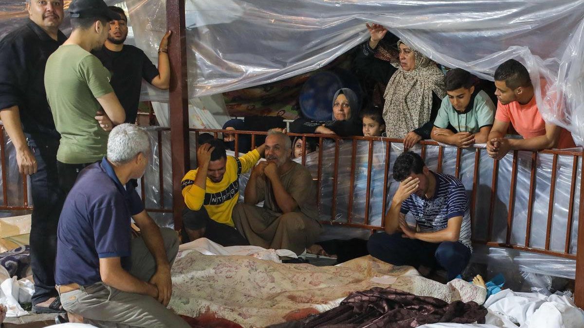 Más de 500 muertos por el misil que cayó en un hospital de Gaza (Foto: gentileza Australian News).