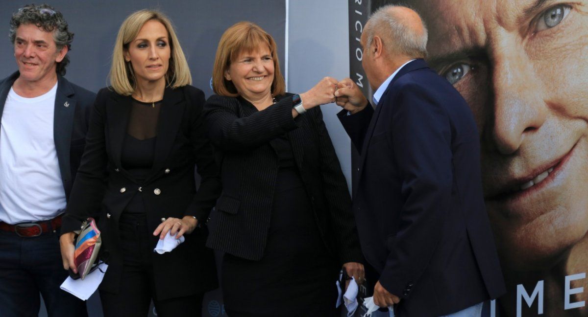 Patricia Bullrich, Hernán Lombardi, Florencia Arieto y Maximiliano Guerra.