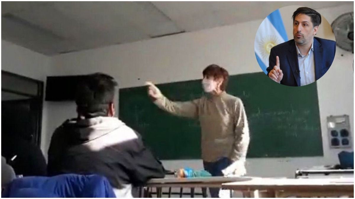 El ministro de Educación dijo que no comparte lo que hizo la docente por el tono.