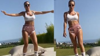 Evangelina Anderson mostró el terrible golpe que se dio andando en rollers