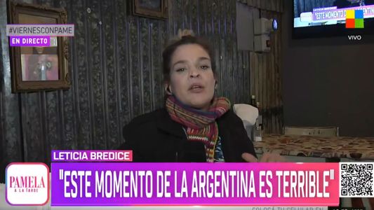 Leticia Brédice: El país está pasando una situación de quemazón