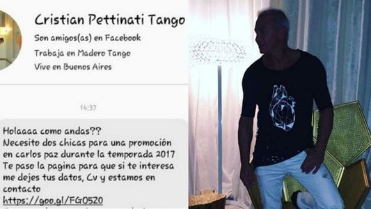 Flavio Mendoza denunció a un hombre que ofrece trabajo con su nombre