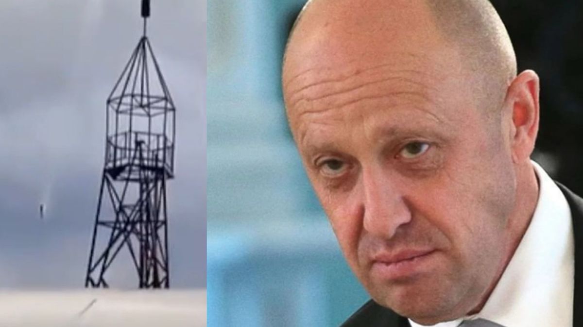 El impactante video del momento en que cayó el avión en el que viajaba Yevgeny Prigozhin (Foto: captura de video)